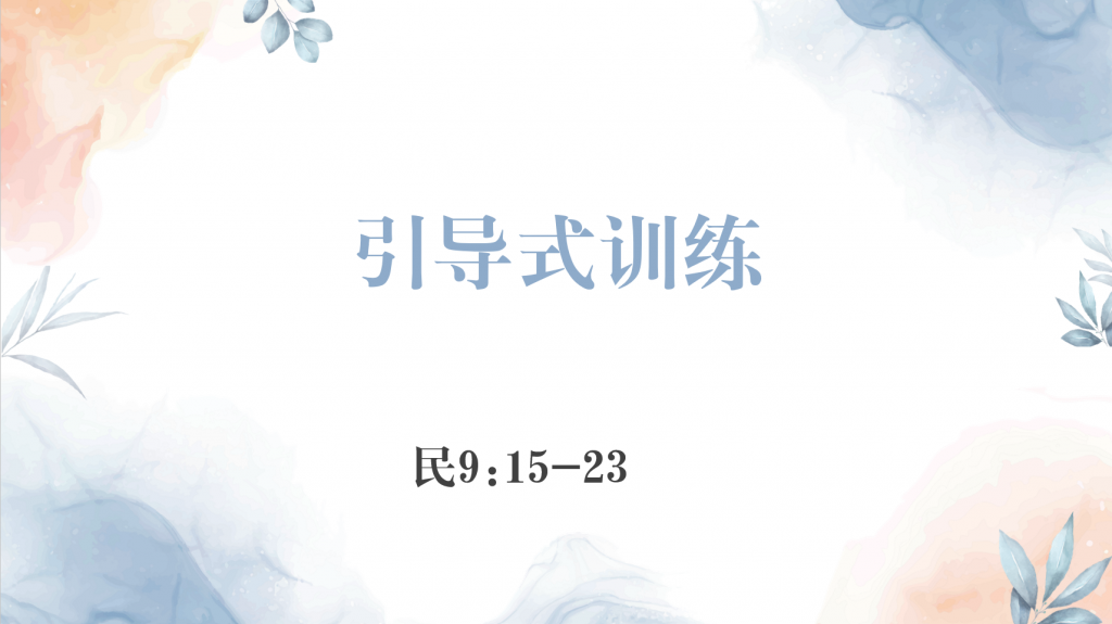 石姐妹：引导式训练